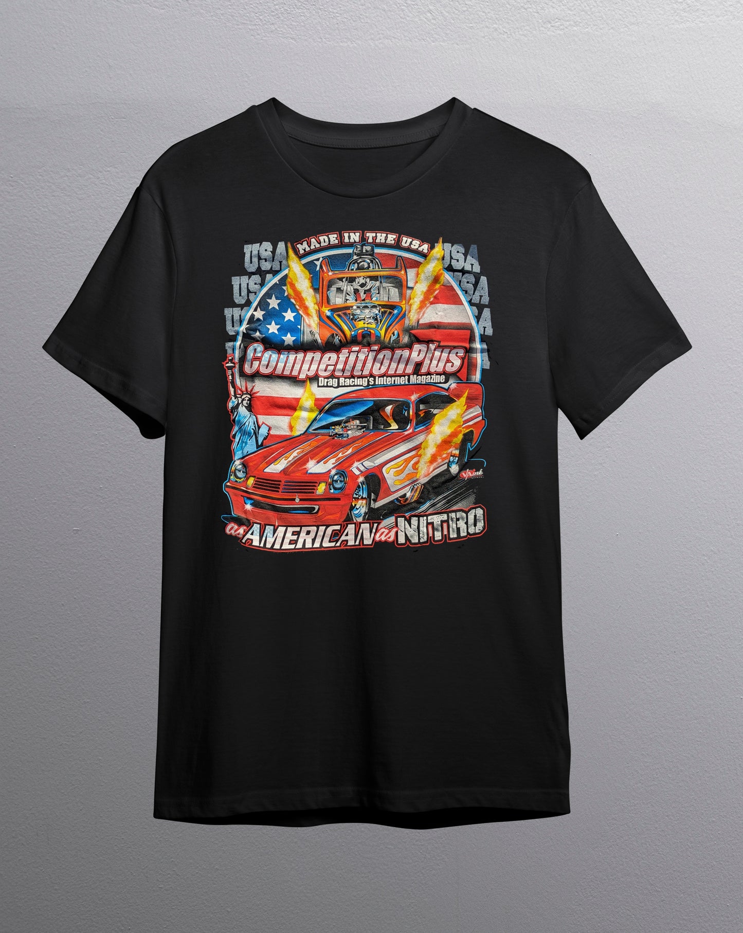 Competition Plus - American Nitro - T-Shirt - Black