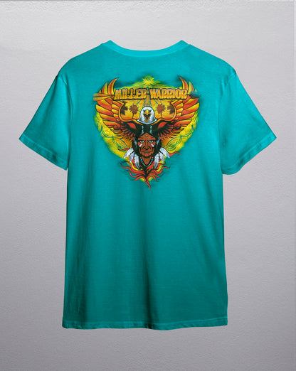 Dale Pulde Miller Warrior T-Shirt Aqua